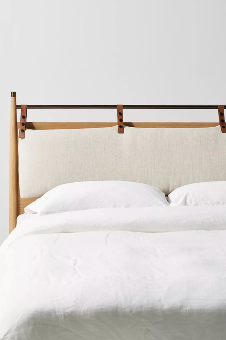 Pillow on bed frame online